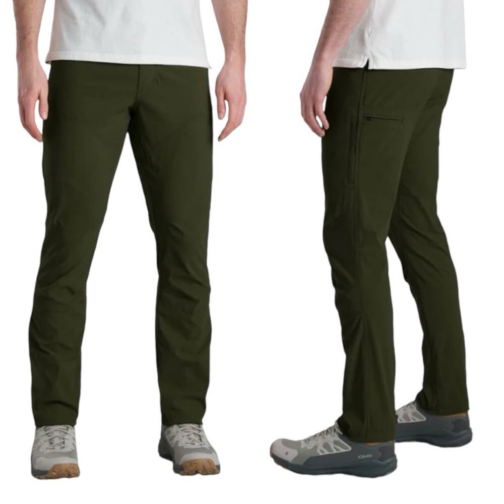 Kuhl Renegade Pant In Dark Forest Green Klassik Style Hiking Mens Size 33x32